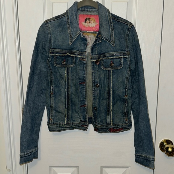 Fiorucci Denim Jacket Sz M - Picture 1 of 5